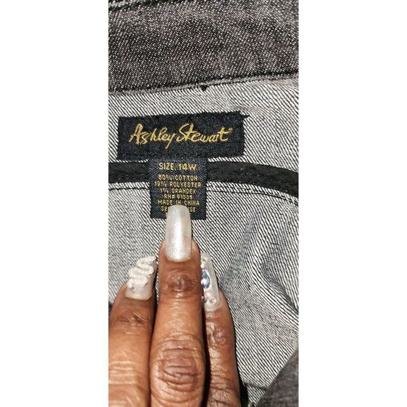 Ashley Stewart Black Denim Jacket - Picture 7 of 7